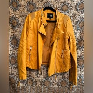 Mustard Leather Jacket!